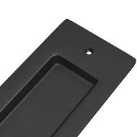 Door Handle Black Steel Pull Imbedded Vertical Flush Door Pulls and Handles