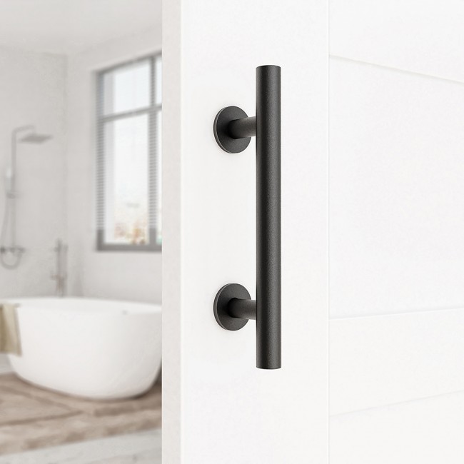 Winsoon Black Steel Door Handle For, Flush Sliding Closet Doors