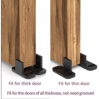  Adjustable Floor Guide for Sliding barn door 
