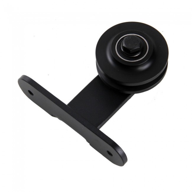 WinSoon Black Antique Roller Kit for Sliding Barn Door Hardware System (Roller Design)