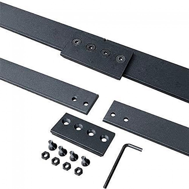 Winsoon Black Junction plate Connector Device For Flat Rail Sliding