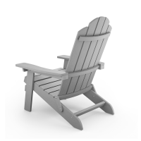 WINSOON Folding Adirondack Chair Plastic Weather Resistant Outdoor Used Six Colors Available
