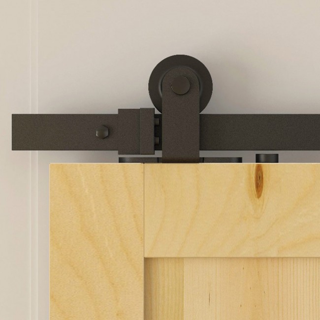 bypass hardware 9' door barn 4 WinSoon Hardware Modern Bypass Door Sliding Doors Barn