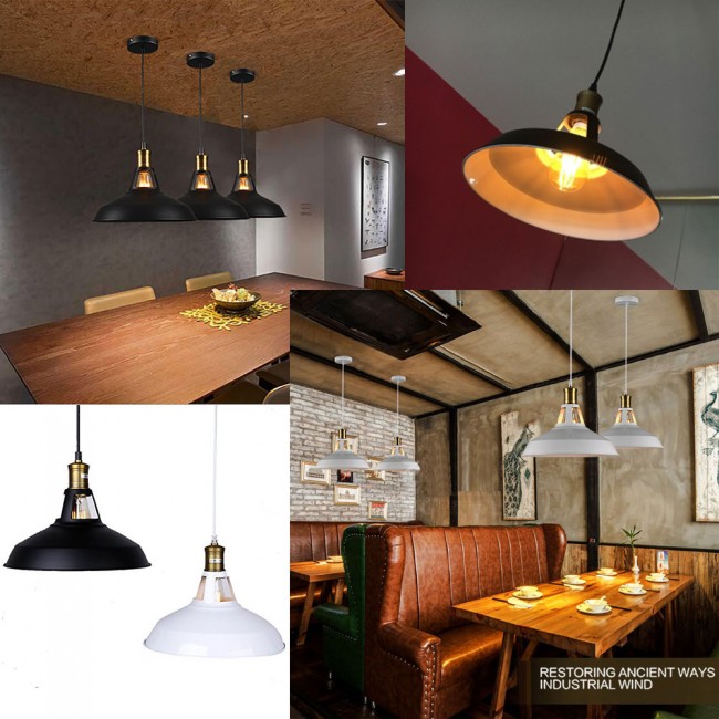 Winsoon Modern Industrial Loft Bar Metal Pendant Lamp Shade Hanging Ceiling Light